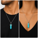 Turquoise Pencil Pendant (Dhanu Rashi) Sagittarius - AstroGuruji