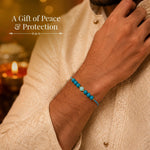 Turquoise Rakhi - AstroGuruji
