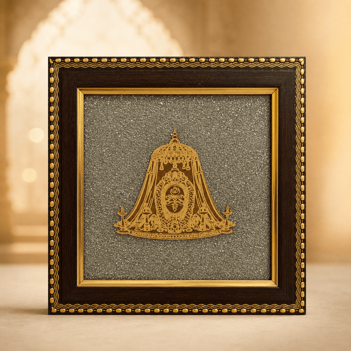 Ujjain Mahakal Pyrite Frame - AstroGuruji
