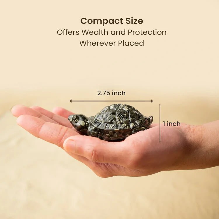 Vastu Pyrite Tortoise (Kachhua) - Astroguruji